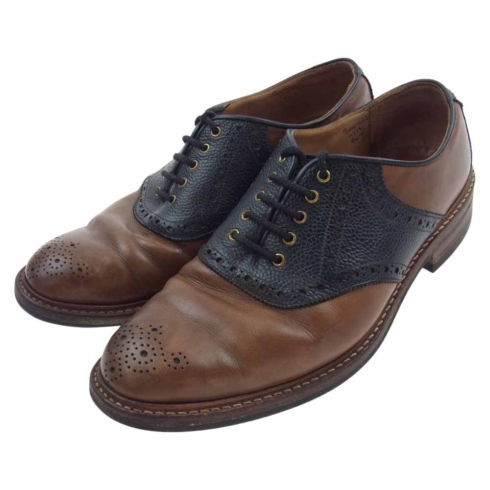 Tricker's トリッカーズ M7581 レザー コンビ サドル シューズ