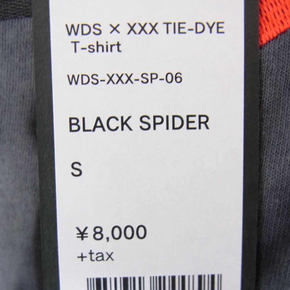WIND AND SEA ウィンダンシー GOD SELECTION XXX ゴッドセレクション WDS-XXX-SP-06 TIE DYE タイダイ 半袖 Tシャツ ブラック系 S【美品】【中古】