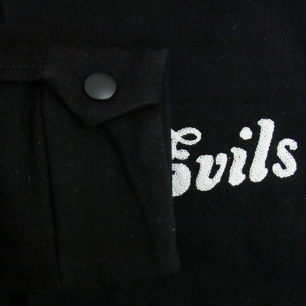 HYSTERIC GLAMOUR ヒステリックグラマー MND-HYS001-99-M2 MINEDENIM マインデニム EVILS F.Black Denim JKT エヴィル 裏地キルティング 中綿 ジャケット ブラック系 M【新古品】【未使用】【中古】