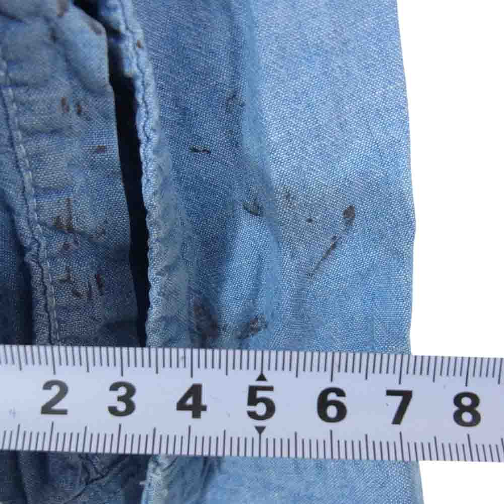 ビックマック 60s Penneys ペニーズ シャンブレー 長袖 シャツ ブルー系 サイズ表記無【中古】