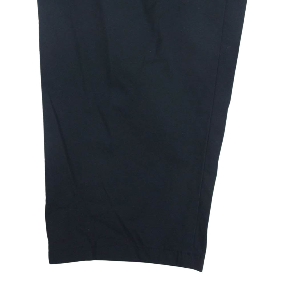 GRAPHPAPER グラフペーパー GM221-40107B Stretch Typewriter Chef Pants テーパード シェフ パンツ ブラック ブラック系 F【中古】