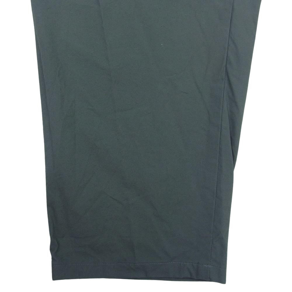GRAPHPAPER グラフペーパー GM221-40107B Stretch Typewriter Chef Pants テーパード シェフ パンツ カーキ系 F【中古】