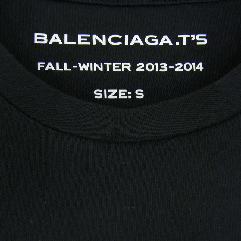Balenciaga Authentic プリント Tシャツ ブラック Sサイズ