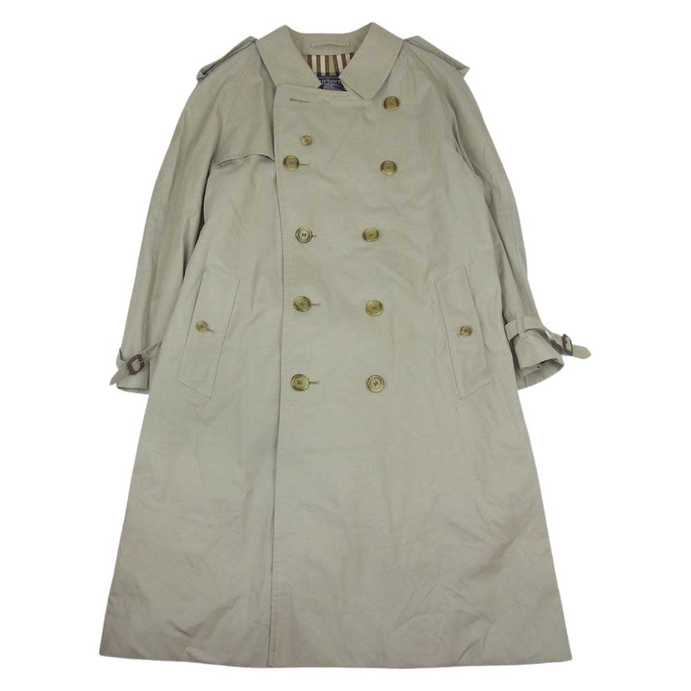 Burberryベージュ トレンチコート チェック裏地 BURBERRY バーバリー 裏地チェック トレンチコート ベージュ系【中古
