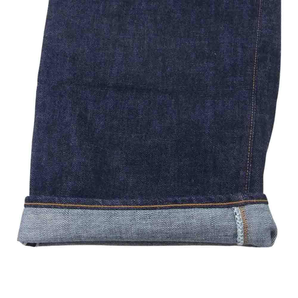 ティーシービー ジーンズ 50s XX レプリカ 猫パッチ 赤耳 テーパード デニム パンツ インディゴブルー系 40【極上美品】【中古】