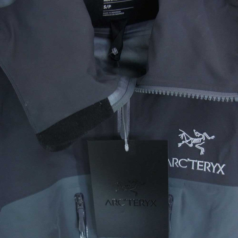 ARC'TERYX アークテリクス 25434 Alpha AR Jacket GORE-TEX Pro アルファ エーアール ゴアテックスシェル  ジャケット グレー系 S【中古】