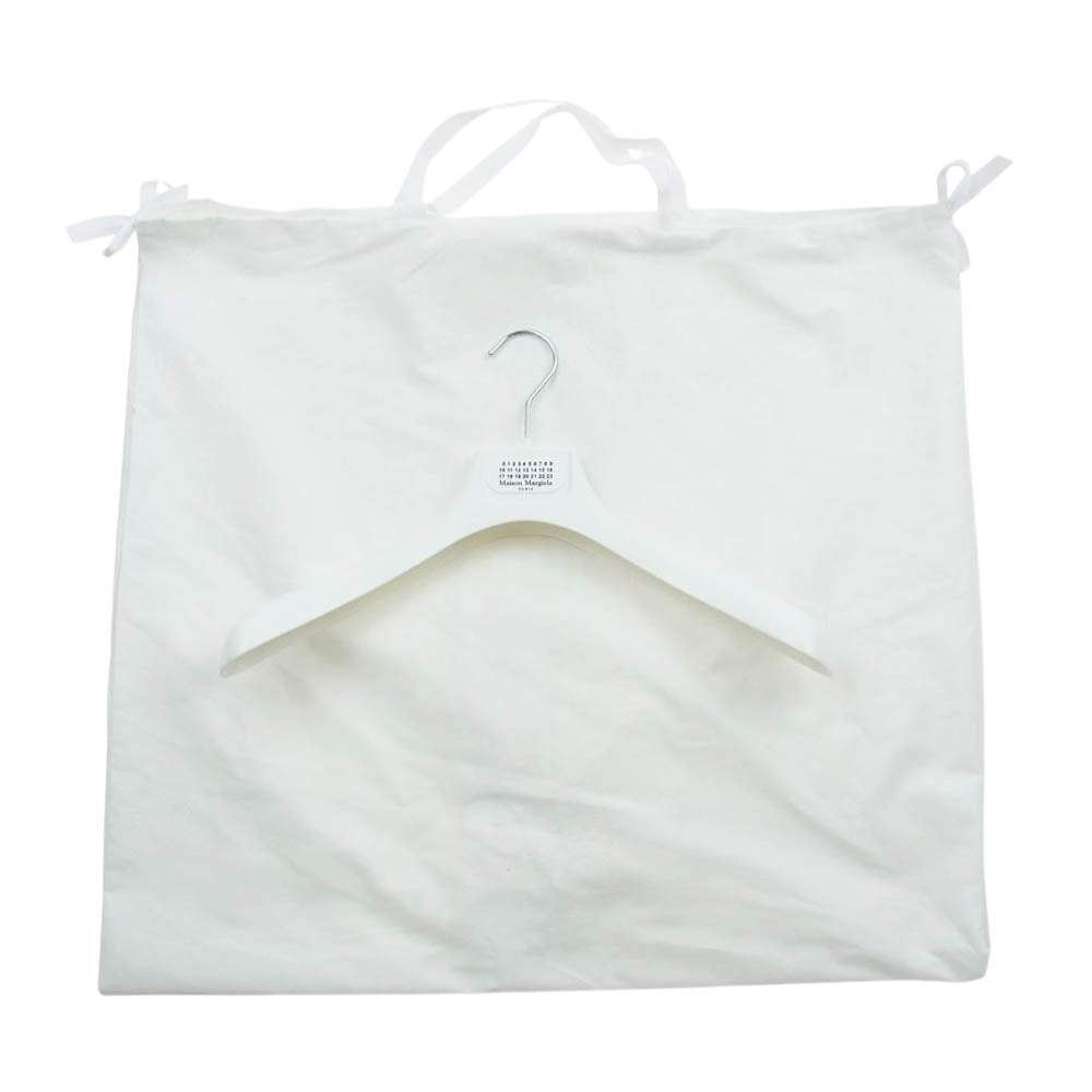 MAISON MARGIELA メゾンマルジェラ 20AW S50AM0489 SY1460 5-ZIP LEATHER JACKET 八の字 ラムレザー シングルライダース ジャケット ハの字 ブラック系 46【美品】【中古】