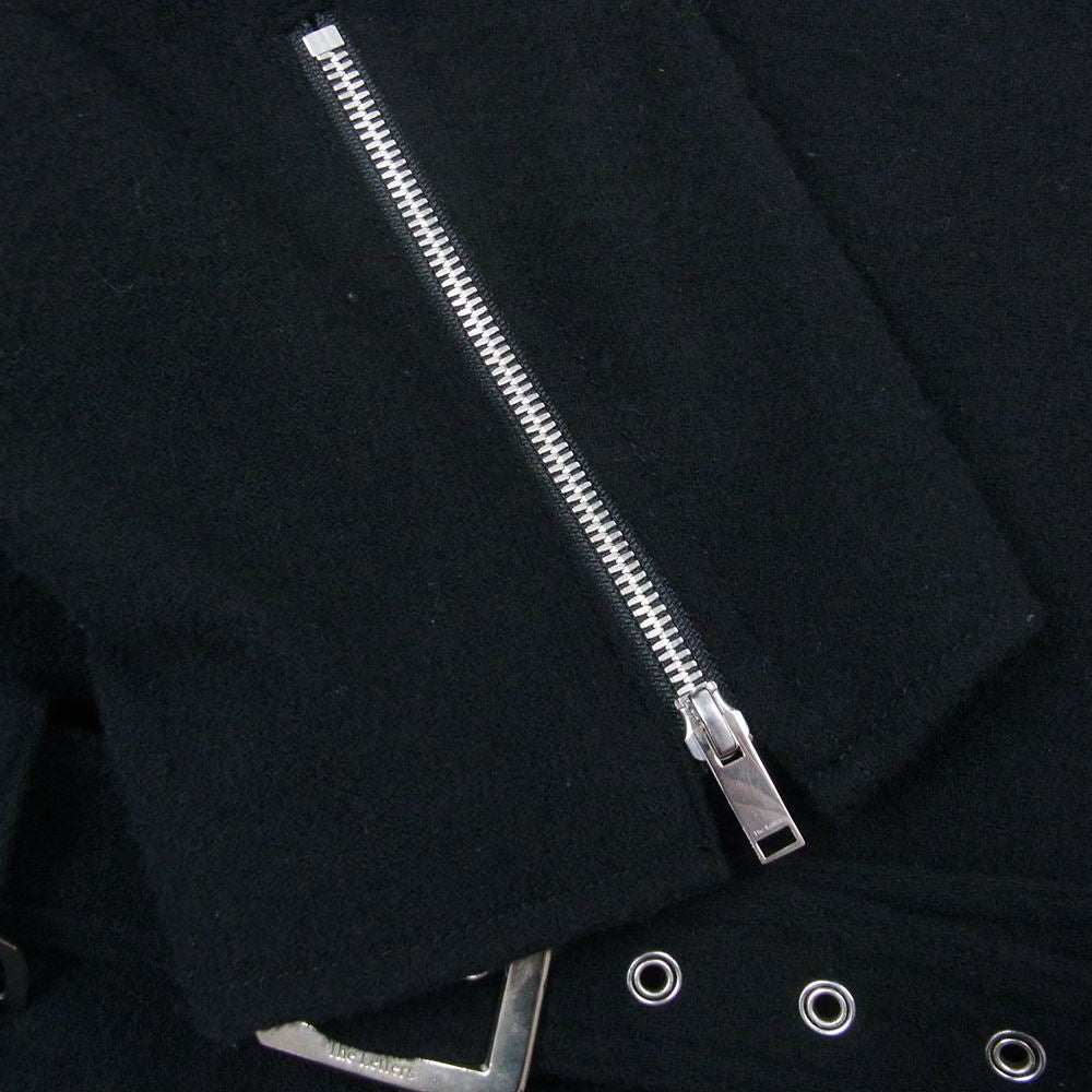 レターズ 21AW ウール ダブル ライダース ジャケット ブラック系 M【中古】