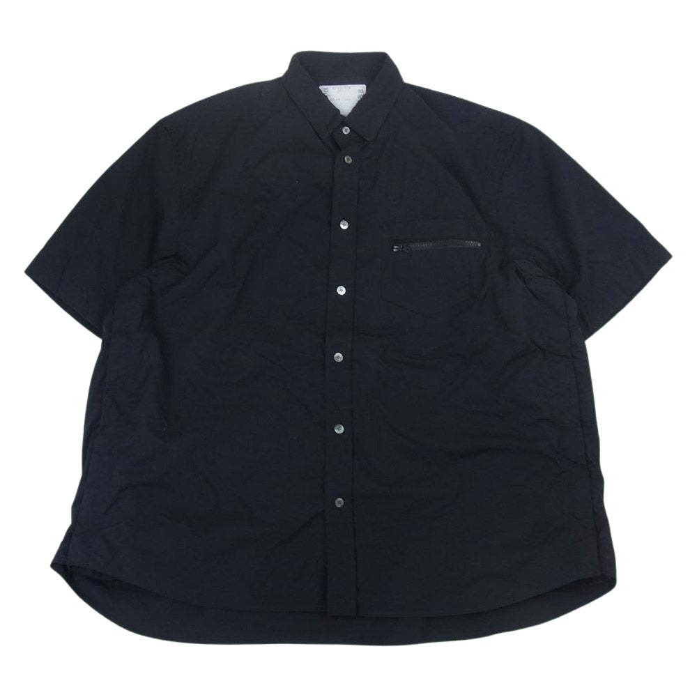 Sacai サカイ 23SS 23-03008M Taslan Nylon Shirt タスラン