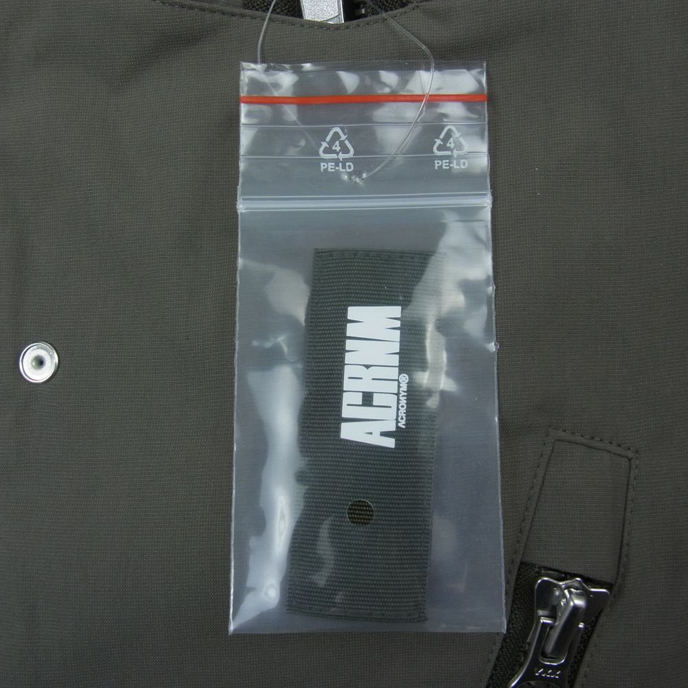 アクロニウム V68-M Nylon Strech Rider Vest ナイロン ストレッチ ライダー ベスト カーキ カーキ系 XL【新古品】【未使用】【中古】