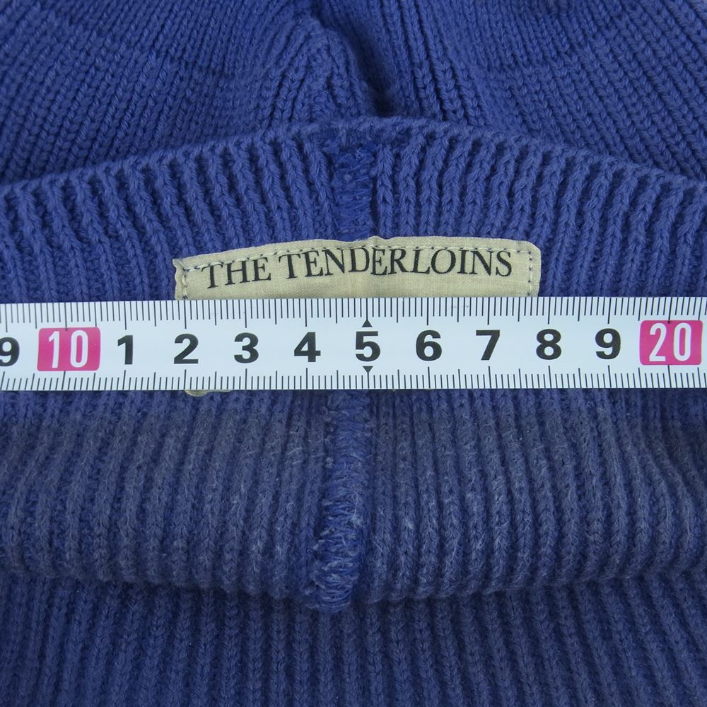 TENDERLOIN テンダーロイン T-BEANIE コットン ビーニー ニット キャップ 日本製 パープル系 ONE SIZE【中古】