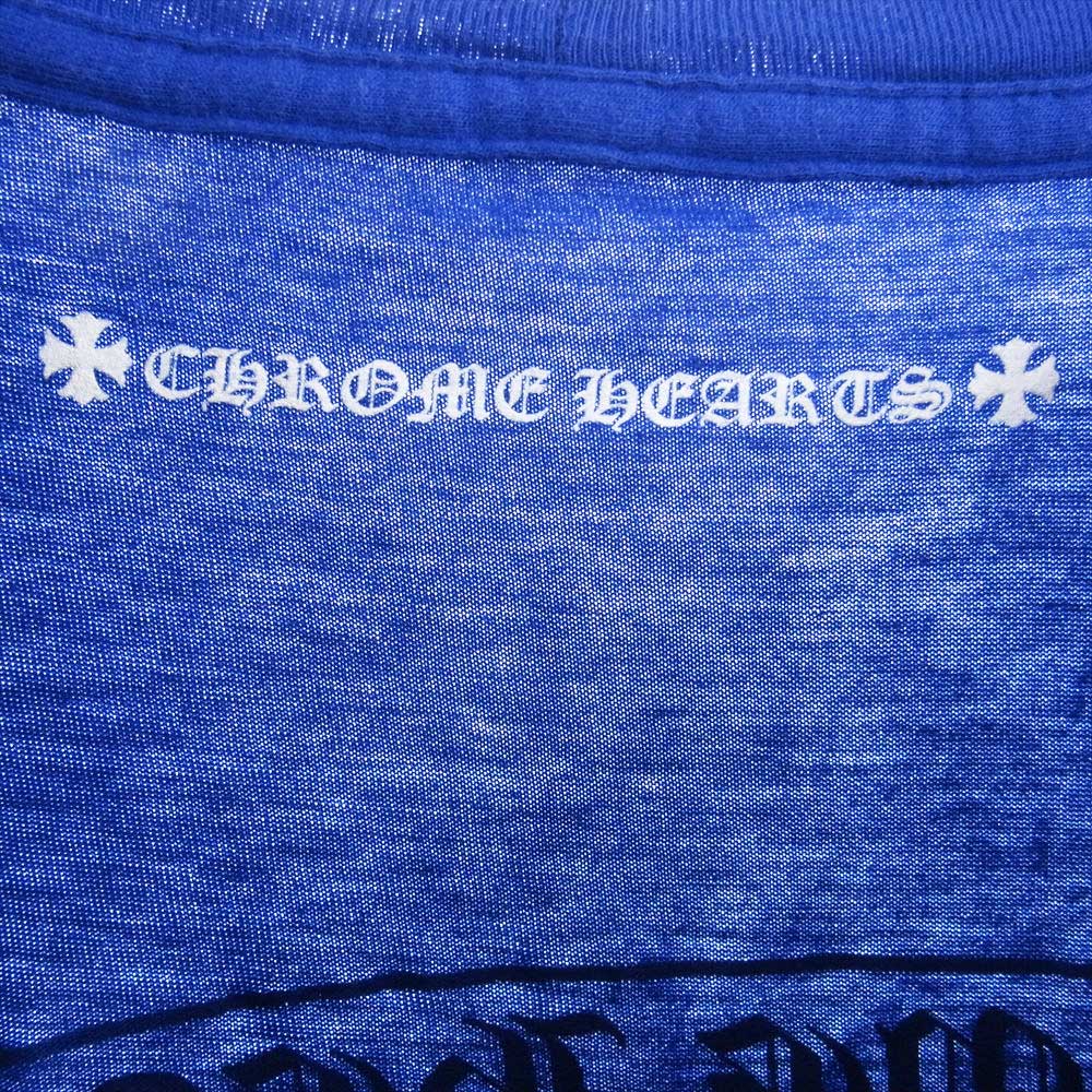CHROME HEARTS クロムハーツ（原本無） スタープリント 半袖 Tシャツ ブルー系 M【中古】