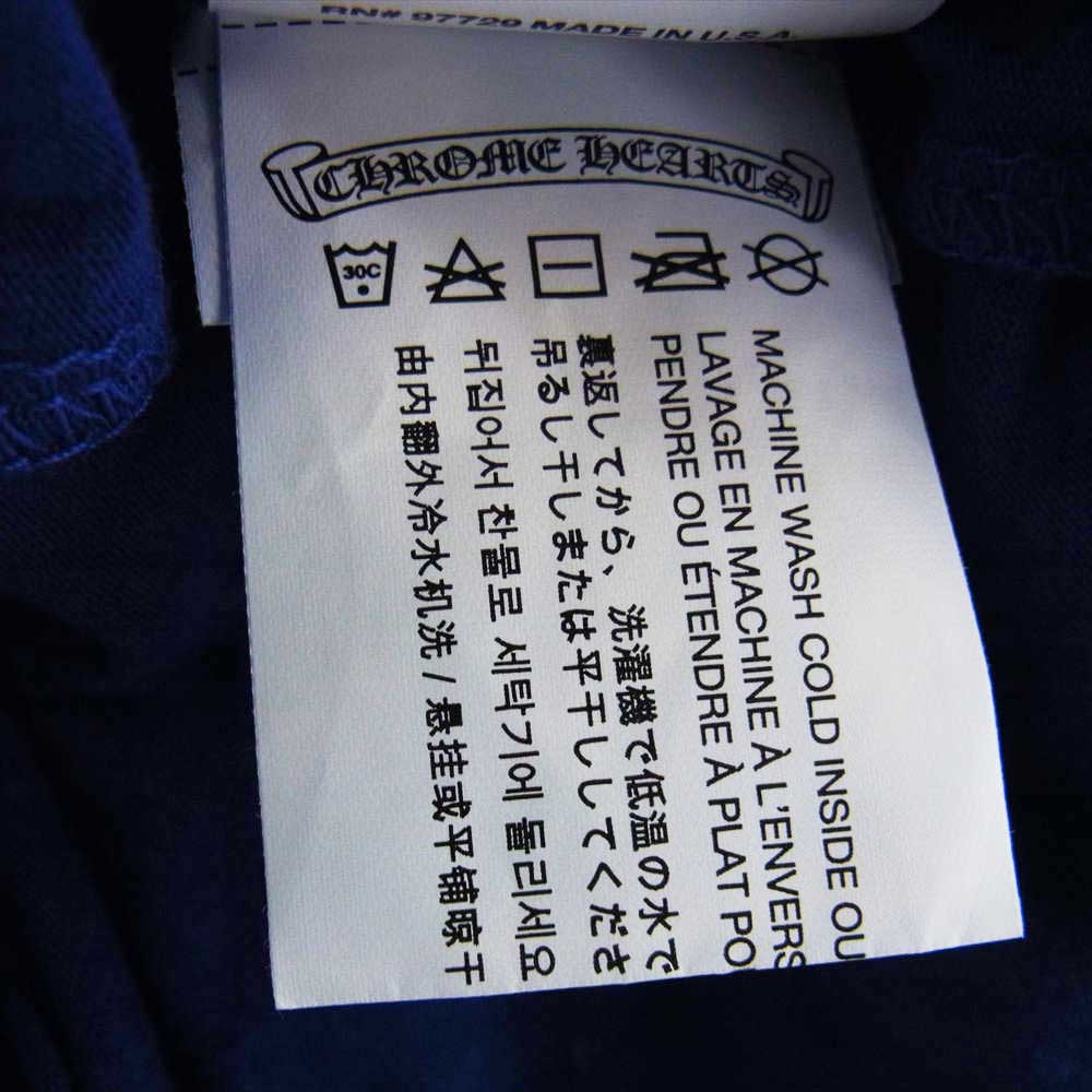 CHROME HEARTS クロムハーツ（原本無） スタープリント 半袖 Tシャツ ブルー系 M【中古】