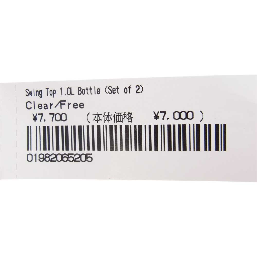 Supreme シュプリーム 23SS Swing Top 1.0L Bottle (Set of 2) ボトル 2本 セット クリア系【新古品】【未使用】【中古】