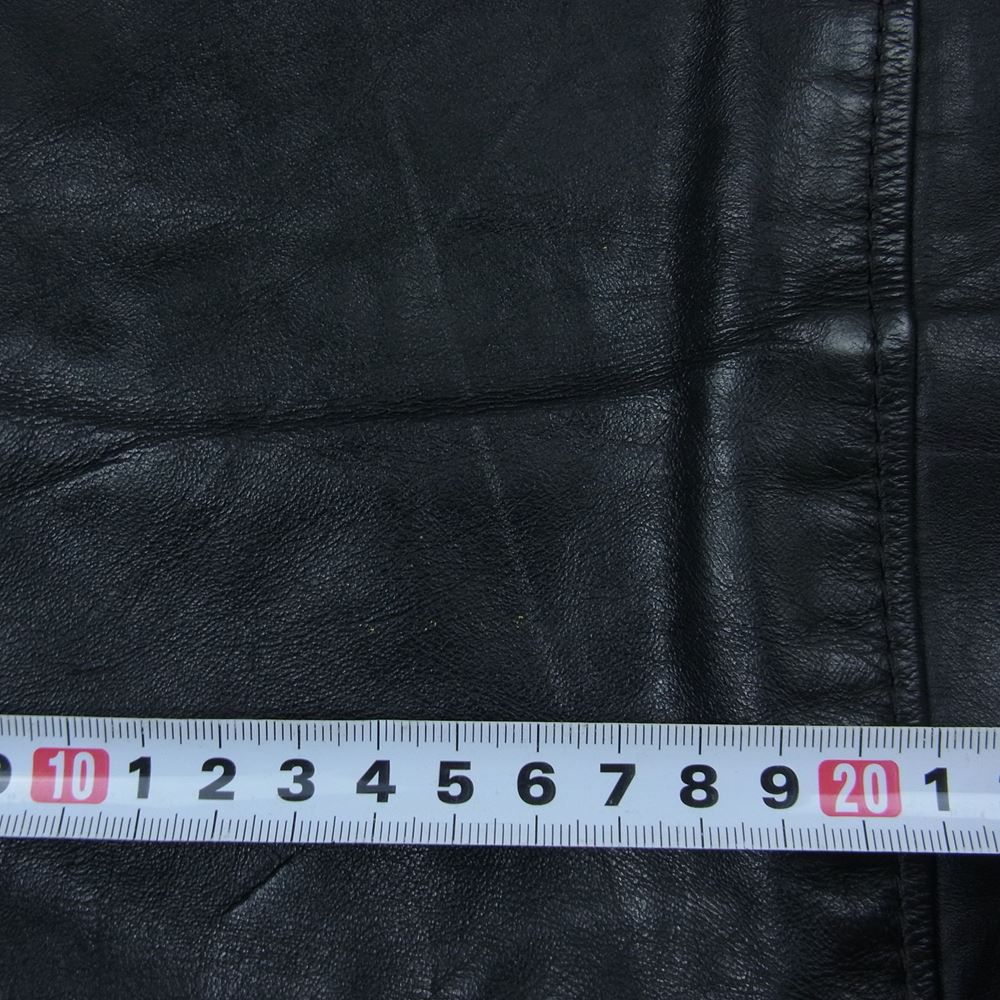 ブルックス 70s ヴィンテージ レザーベスト TALON ZIP ブラック系【中古】
