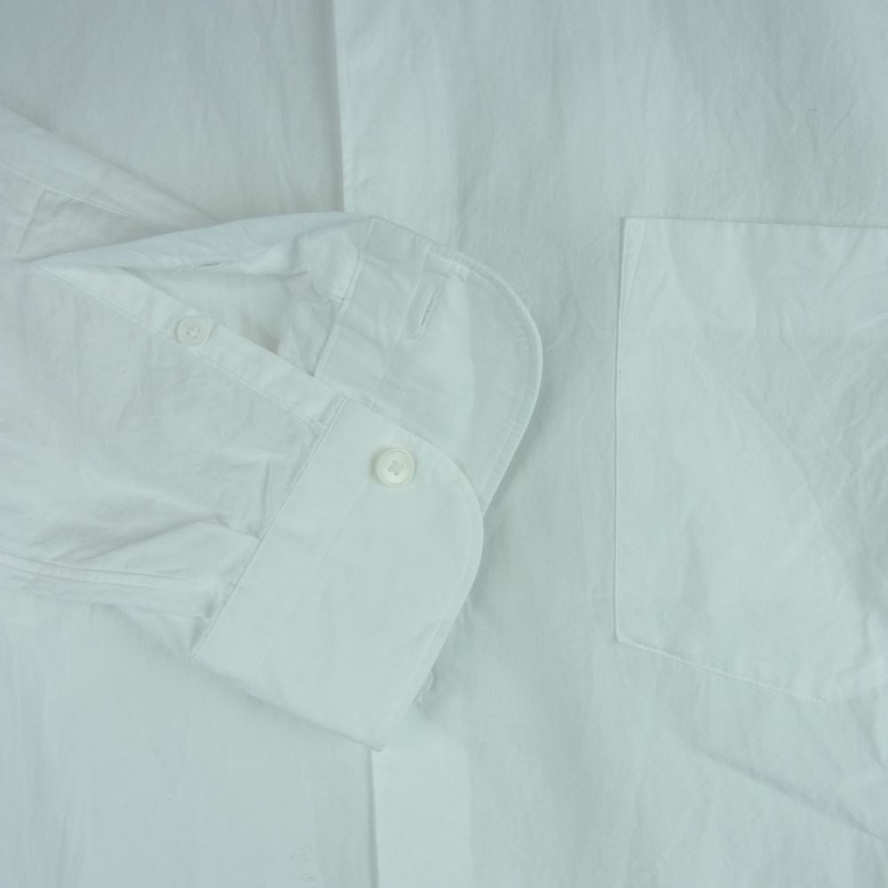 COMOLI コモリ 20SS R01-02001 コットン レギュラーカラー 長袖 シャツ コットン 日本製 ホワイト系 3【中古】