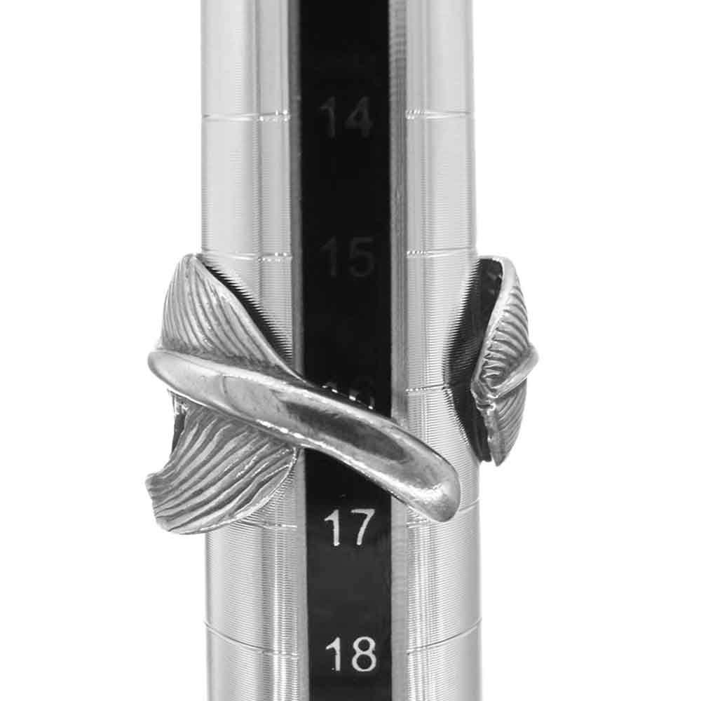 タディアンドキング シルバー フェザー リング シルバー系 18号【中古】