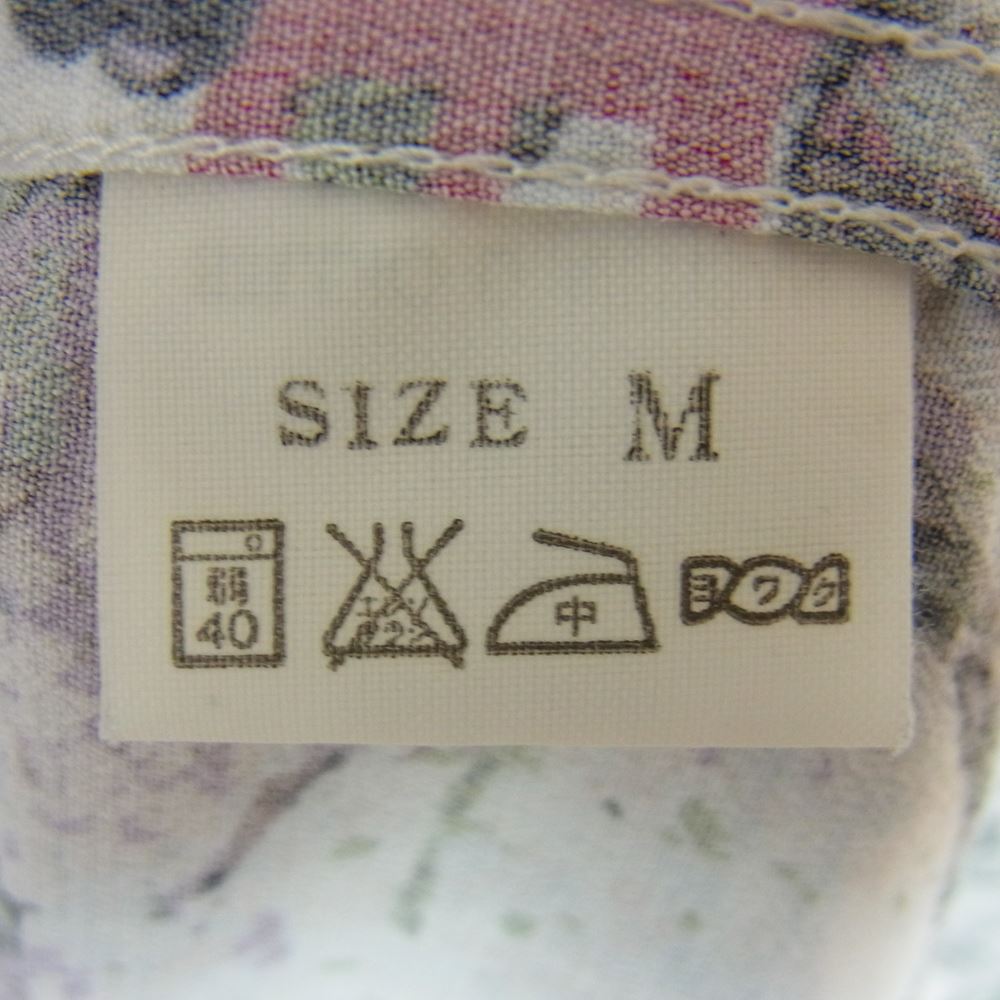 STUDIO D’ARTISAN ステュディオダルチザン レーヨン 総柄 アロハシャツ ホワイト系 M【中古】