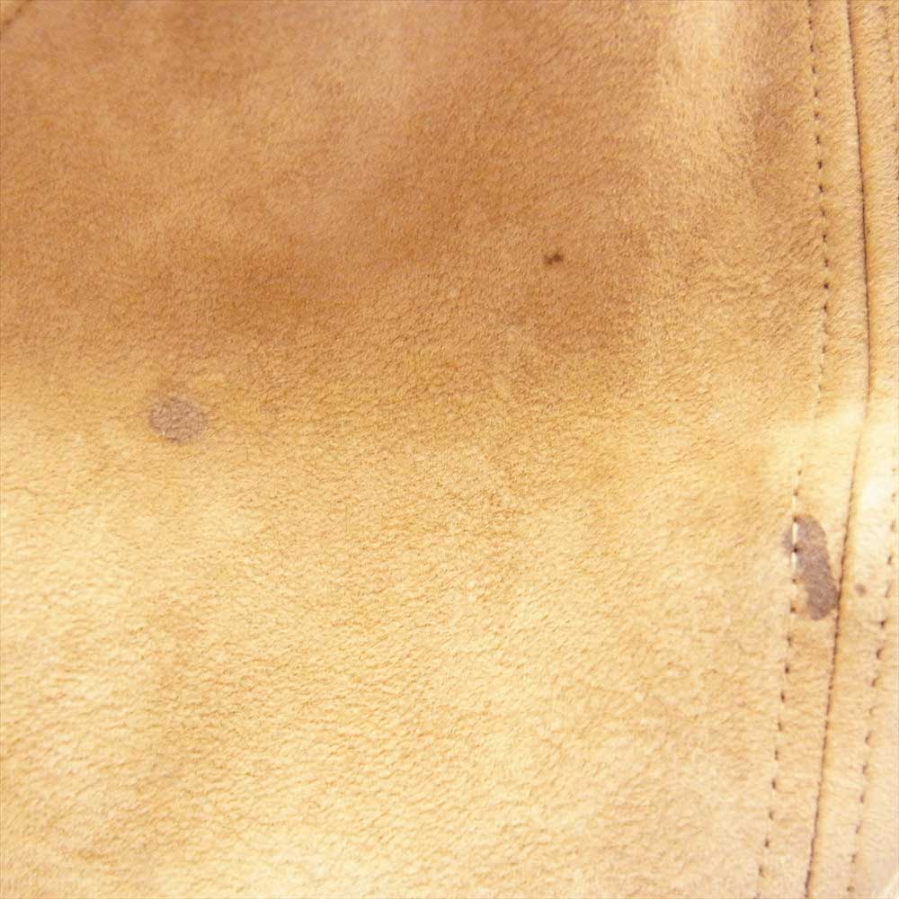 VISVIM ビズビム 22SS BIKER HAT レザー バイカーハット ライトブラウン系【中古】
