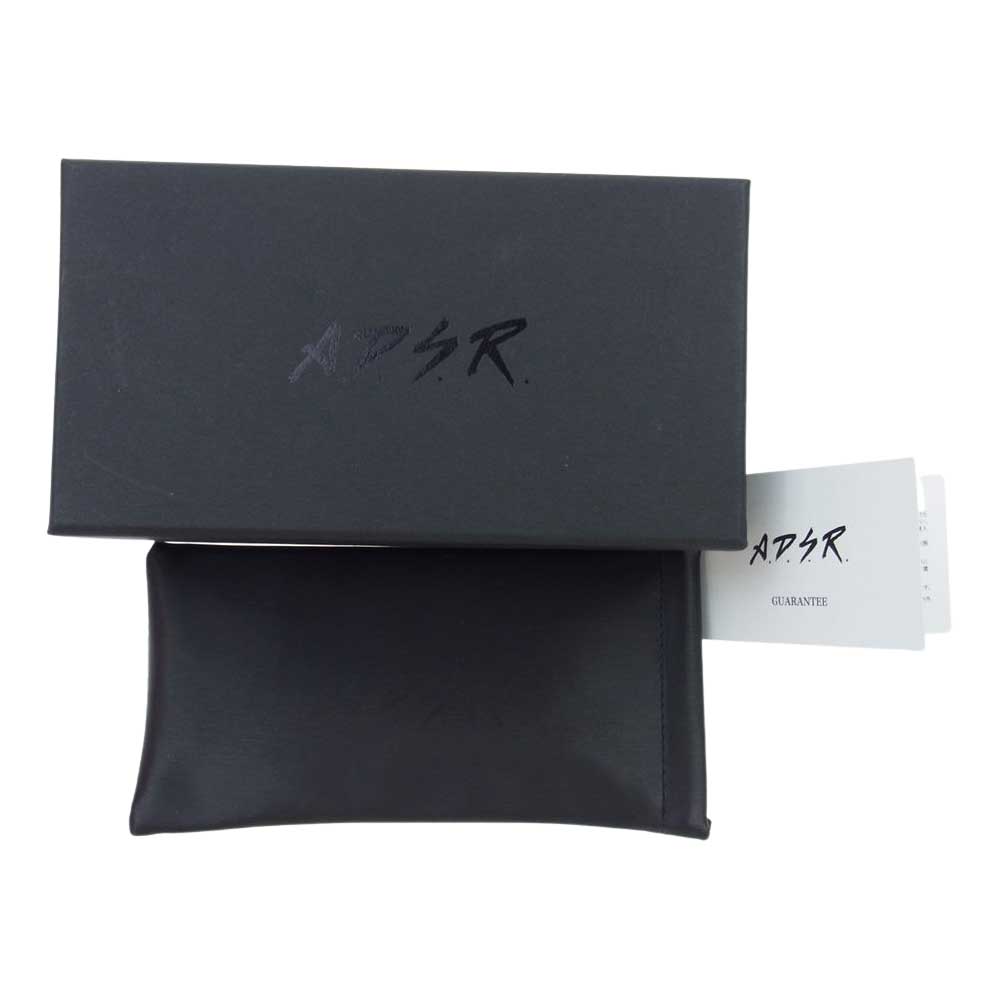 エーディーエスアール ADSR MILES 07 ツーブリッジ 眼鏡 サングラス シルバー系【中古】