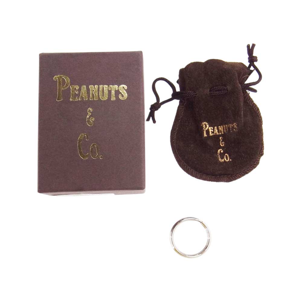 ポークチョップ × Peanuts&Co ピーナッツカンパニー Guardian Bell ガーディアン ベル キーホルダー シルバー系【中古】