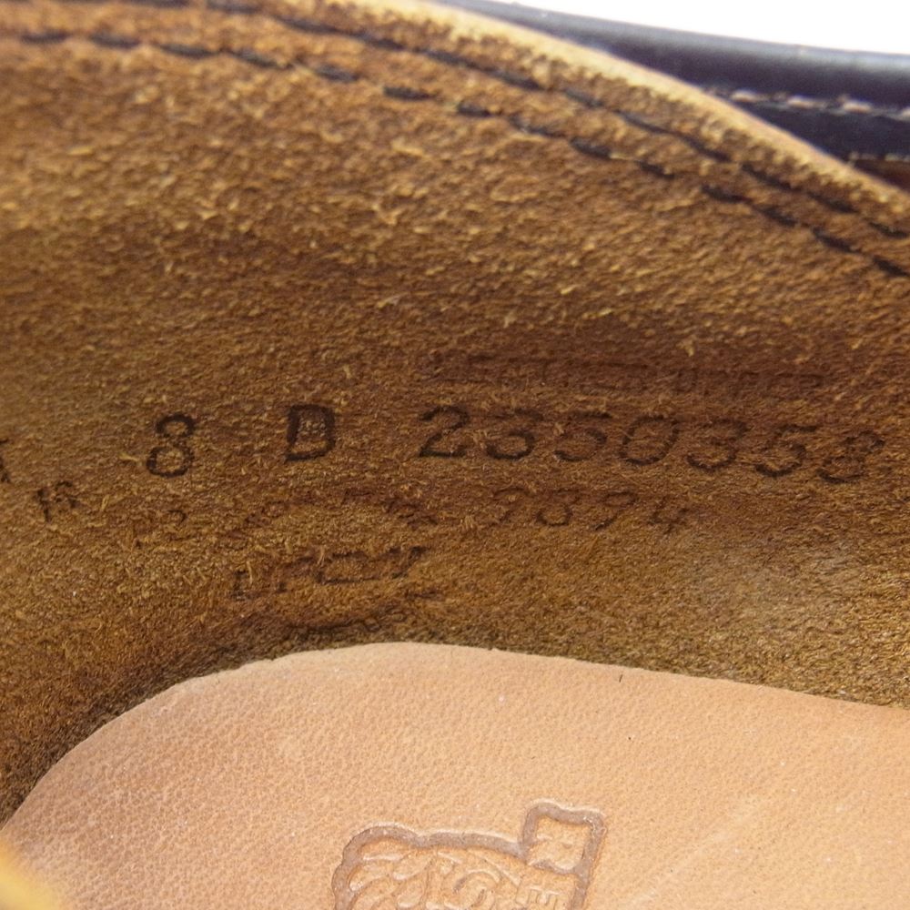 RED WING レッドウィング 9894 茶芯 犬タグ Irish Setter WORK OXFORD Black Klondike アイリッシュ セッター ワーク オックスフォード ブラック クロンダイク ワーク ブーツ ブラック系 8D【中古】