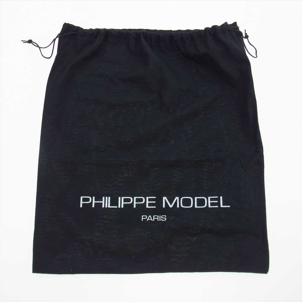 1piu1uguale3 ウノピュウノウグァーレトレ PHILIPPE MODEL フィリップモデル別注 TROPEZ DENIM USED加工 デニム スリッポン インディゴブルー系 42【極上美品】【中古】