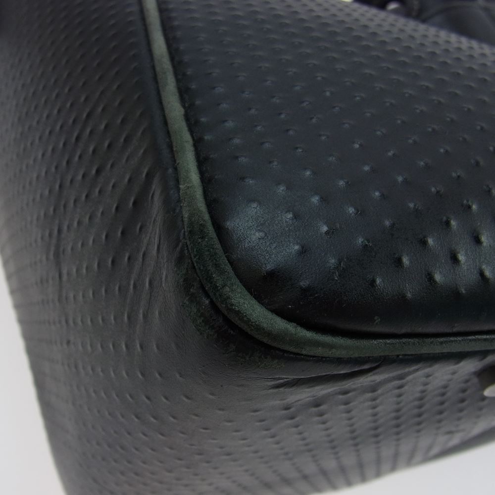 Dunhill ダンヒル レザー ボストン トート バッグ ブラック系【中古】