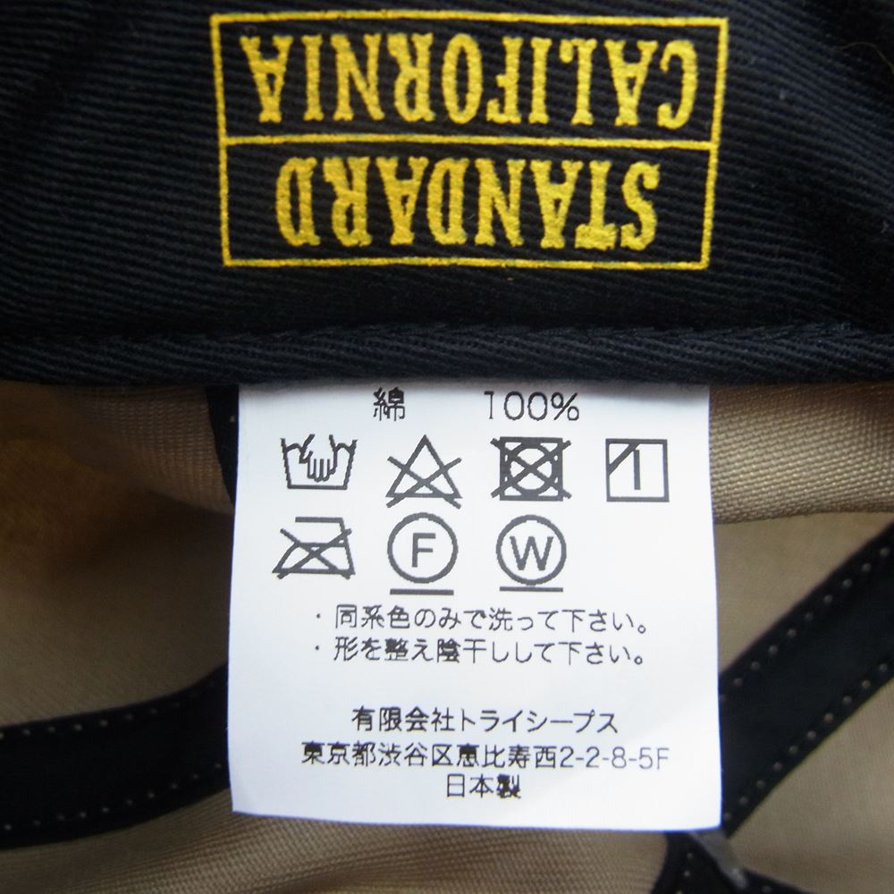 STANDARD CALIFORNIA スタンダードカリフォルニア SD OVAL LOGO PATCH TWILL CAP キャンバス キャップ ベージュ系 F【新古品】【未使用】【中古】