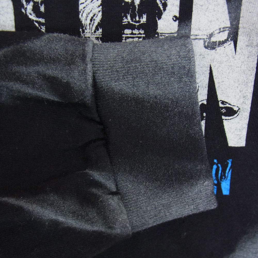 TENDERLOIN テンダーロイン 本店限定 TEE L/S ACID QB タイダイ ロゴ プリント 長袖 Tシャツ ブラック系 L【中古】