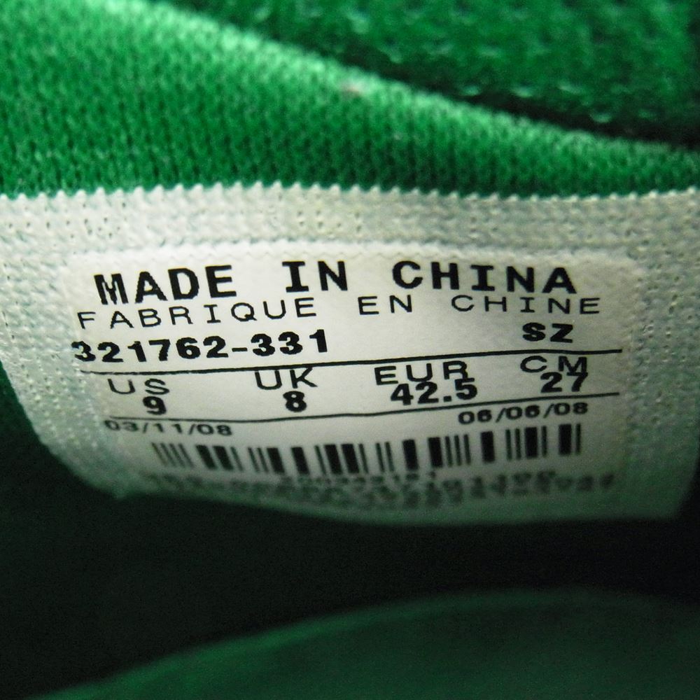 NIKE ナイキ 321762-331 08年製 北京オリンピック BEIJING OLYMPIC ZOOM ズーム キルティング スニーカー グリーン系 27cm【中古】