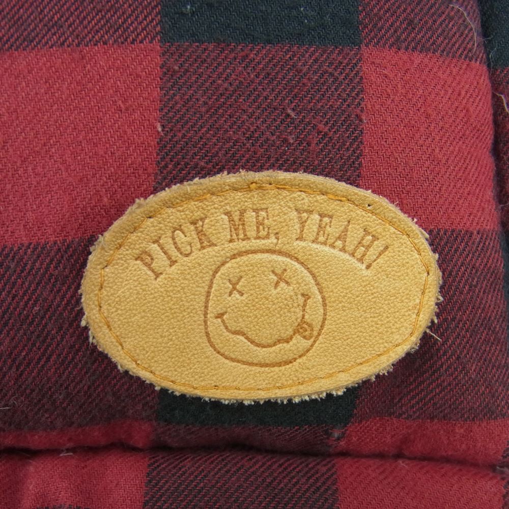 HYSTERIC GLAMOUR ヒステリックグラマー カートコバーン PICK ME PICK ME YEAH REVERSIBLE CORDUROY DOWN VEST リバーシブル コーデュロイ ダウン ベスト ブラック系 レッド系【中古】