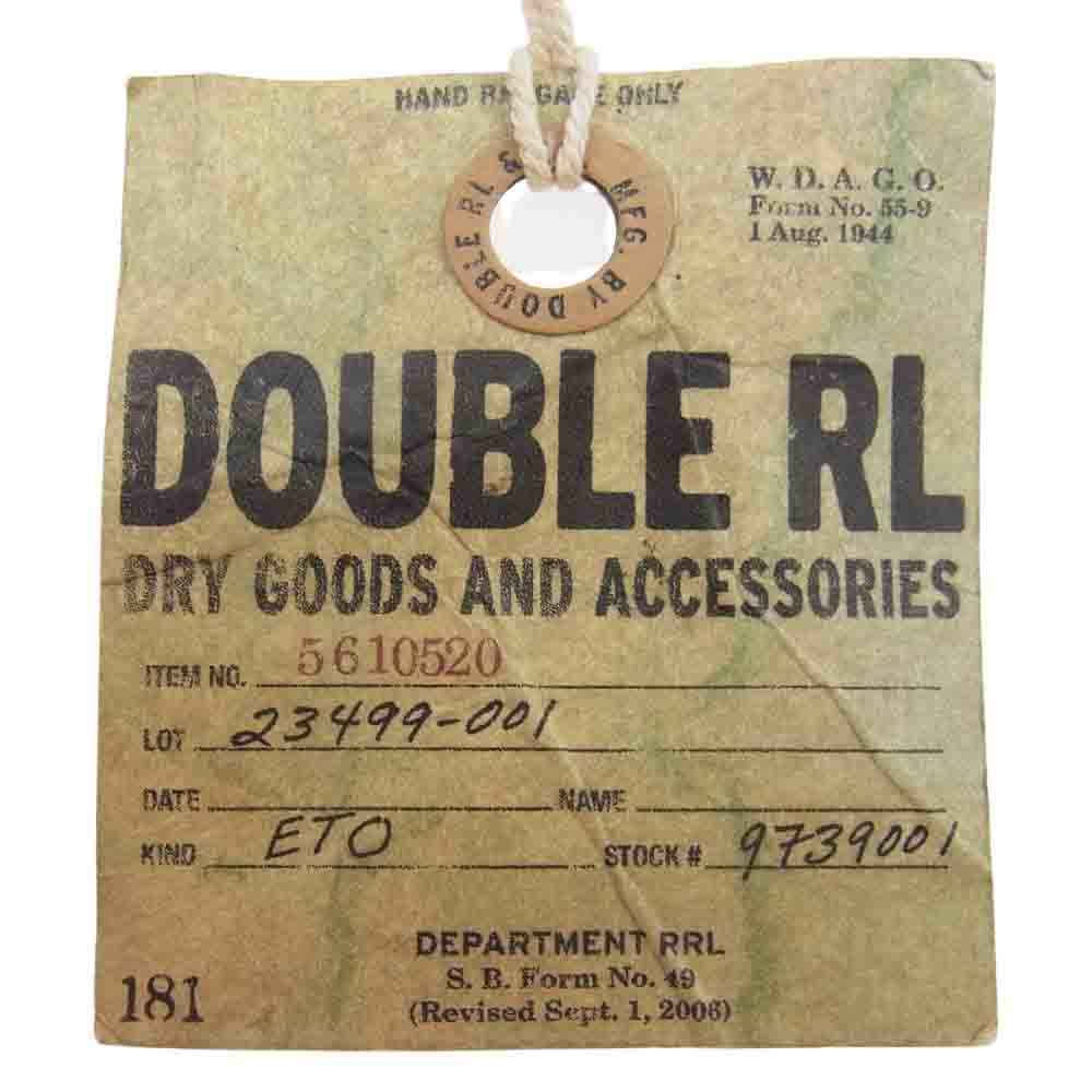 RRL ダブルアールエル カーフレザー ブレスレット ブラック系【極上美品】【中古】