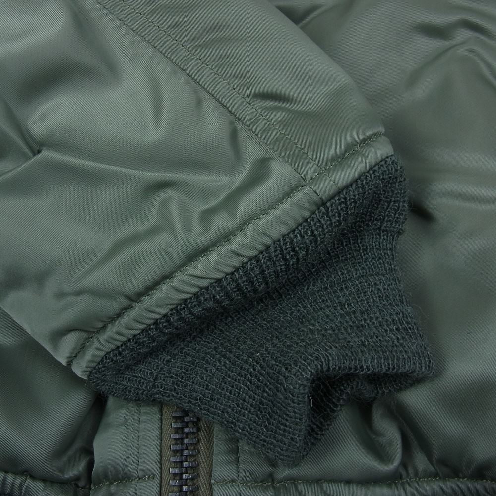 The REAL McCOY'S ザリアルマッコイズ MIL-J-8279 TYPE MA-1 フライト ジャケット カーキ系 S【中古】