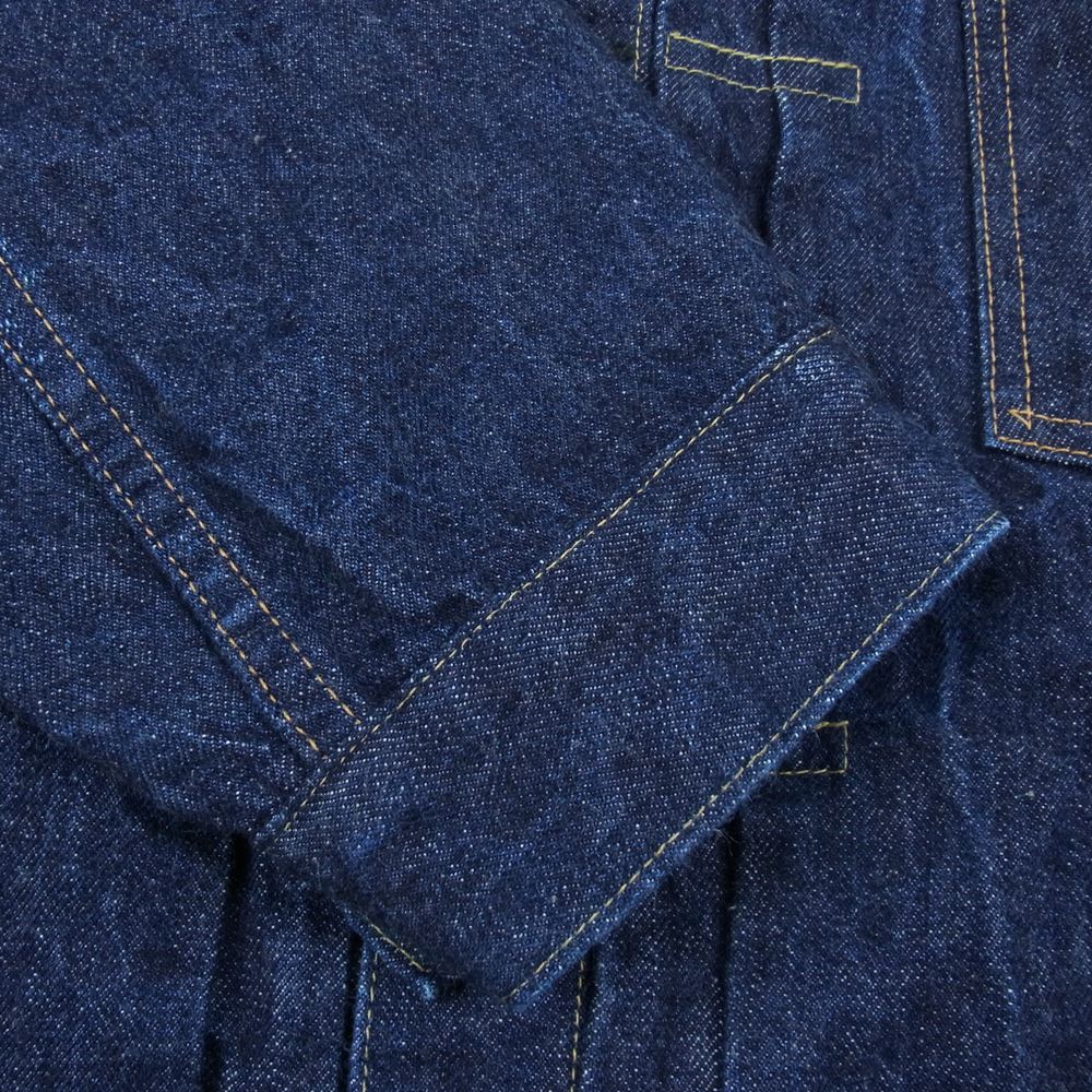 WAREHOUSE ウエアハウス 2001 ONE WASH 1ST TYPEDD ワンウォッシュ DUCK DIGGER ダックディガー 2001 T-back デニム ジャケット インディゴブルー系 46【中古】