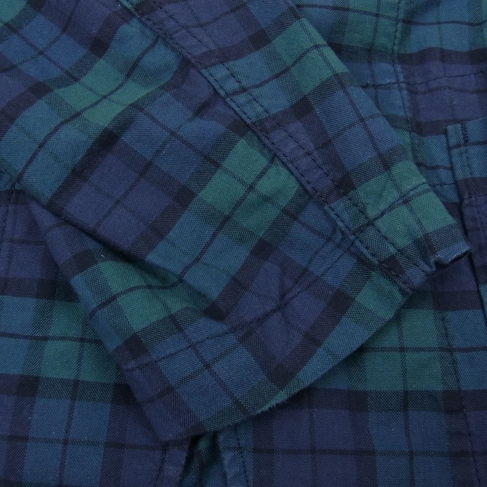 Engineered Garments エンジニアードガーメンツ ブラックウォッチ チェック ベッドフォード 3ボタン 4ポケット テーラード ジャケット グリーン系 ネイビー系 S【中古】