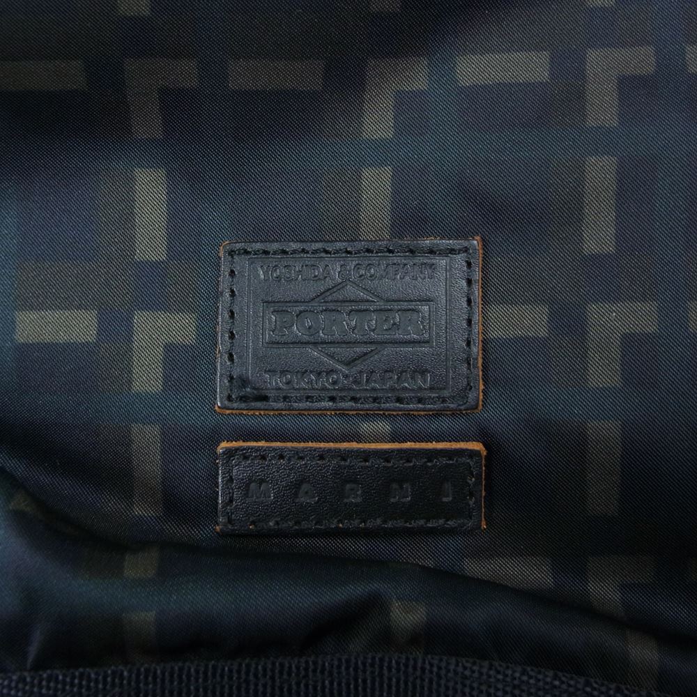 PORTER ポーター MARNI マルニ 2way ショルダー ヘルメット バッグ ブラック系【中古】
