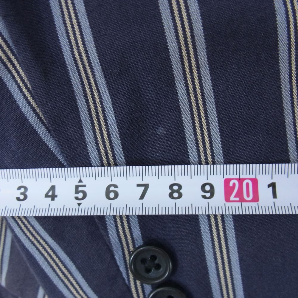 Engineered Garments エンジニアードガーメンツ ストライプ テーラード ジャケット ネイビー系 S【中古】