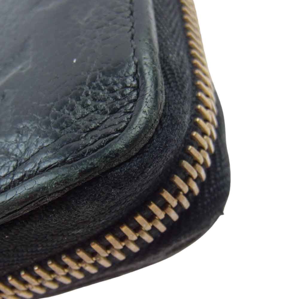 LOUIS VUITTON ルイ・ヴィトン M61864 モノグラム・アンプラント ジッピー ウォレット ノワール ブラック系【中古】