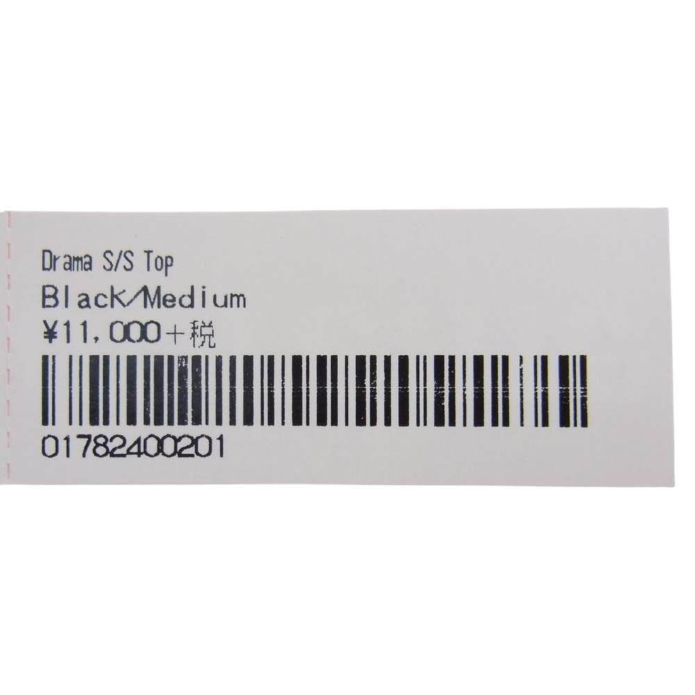 Supreme シュプリーム 19AW Drama S/S Top フロント DRAMA プリント 半袖 Tシャツ ブラック系 M【新古品】【未使用】【中古】