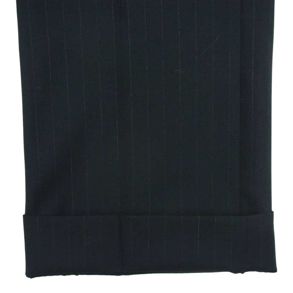 WACKO MARIA ワコマリア 20AW GP-107-BLANKLINE PLEATED TROUSERS TYPE-1 ワンタック スラックス パンツ ブラック系 L【中古】