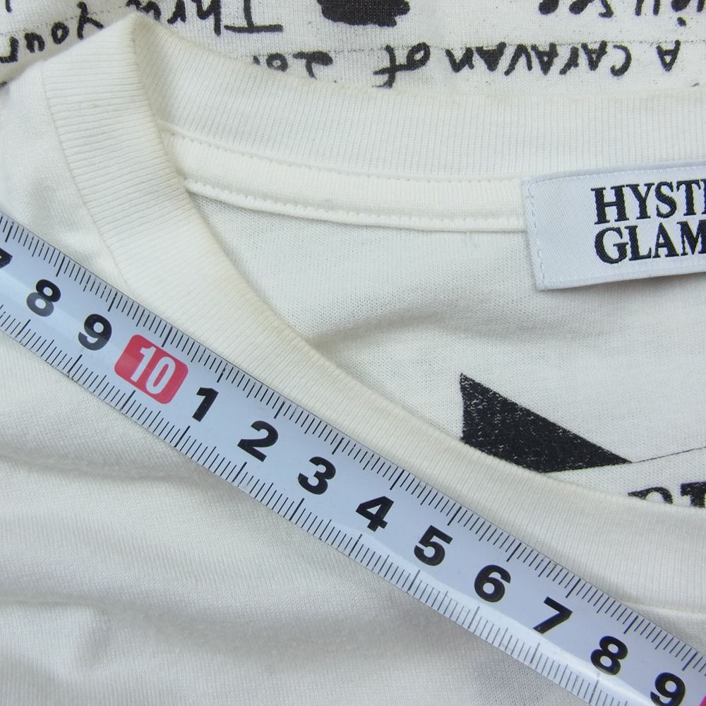 HYSTERIC GLAMOUR ヒステリックグラマー 4CT-5201 カートコバーン Tシャツ 半袖 ホワイト系 S【中古】
