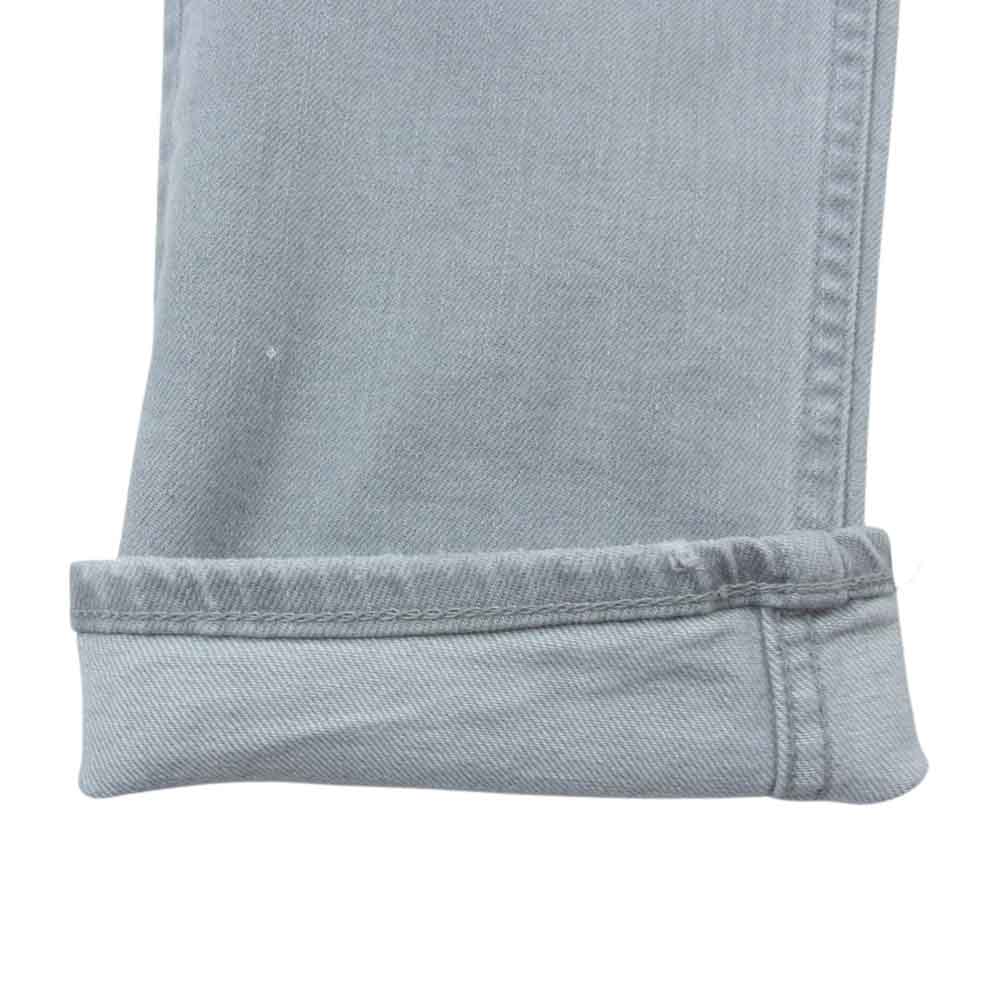 イーデニム e-801G ダメージ加工 ストレッチ デニム パンツ グレー系 2【中古】