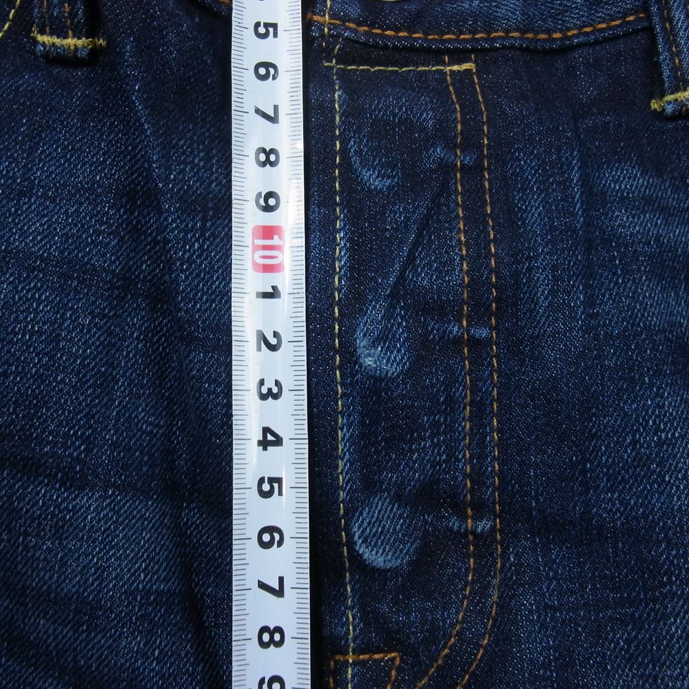 Levi's リーバイス 00501-1168 501 ボタンフライ ストレート デニム パンツ オーセンティック ヴィンテージ レプリカ インディゴブルー系 30【中古】