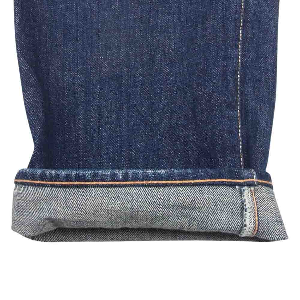 EVISU エヴィス 2007 道楽 ペイント 赤耳 デニム パンツ インディゴブルー系 32【美品】【中古】