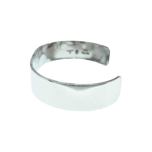 タディアンドキング ロングホーン 平打ち バングル GP K18 SILVER シルバー系【中古】