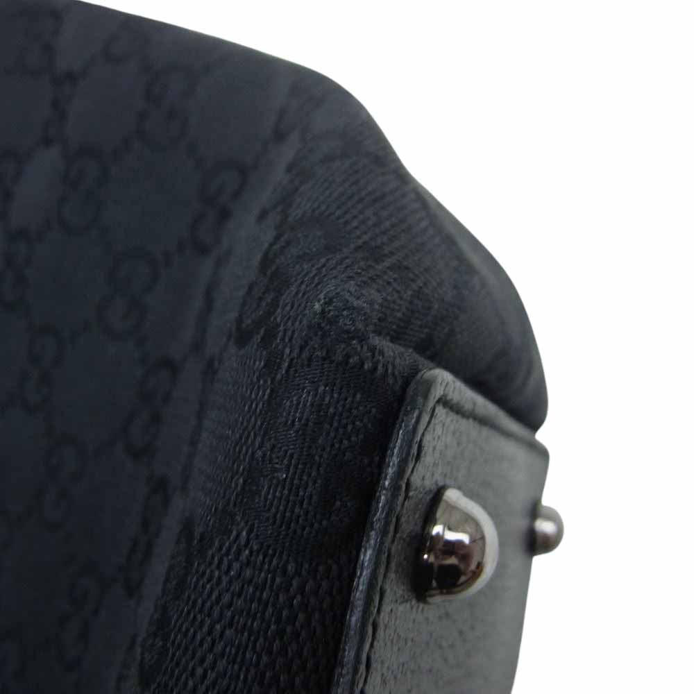 GUCCI グッチ 120836 GGキャンバス トートバッグ ブラック系【中古】