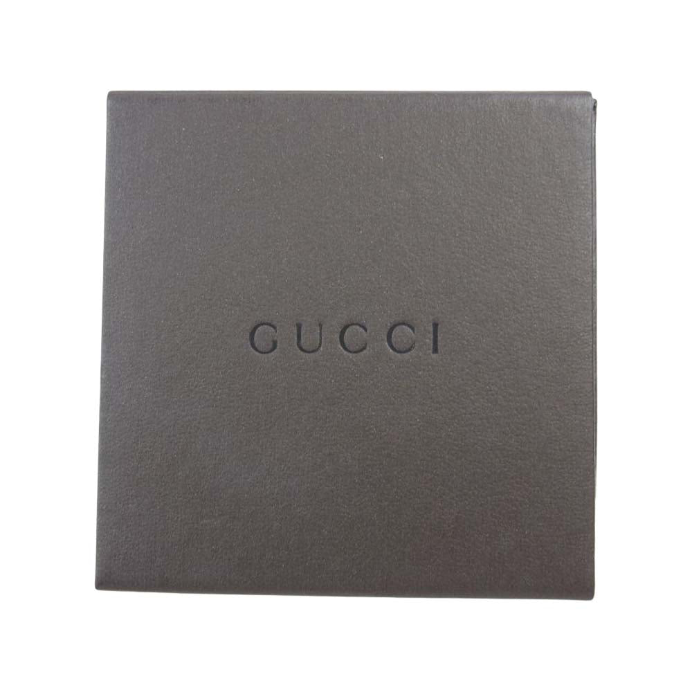 GUCCI グッチ K18WG ホワイトゴールド GG インターロッキングG リング シルバー系 10号【中古】