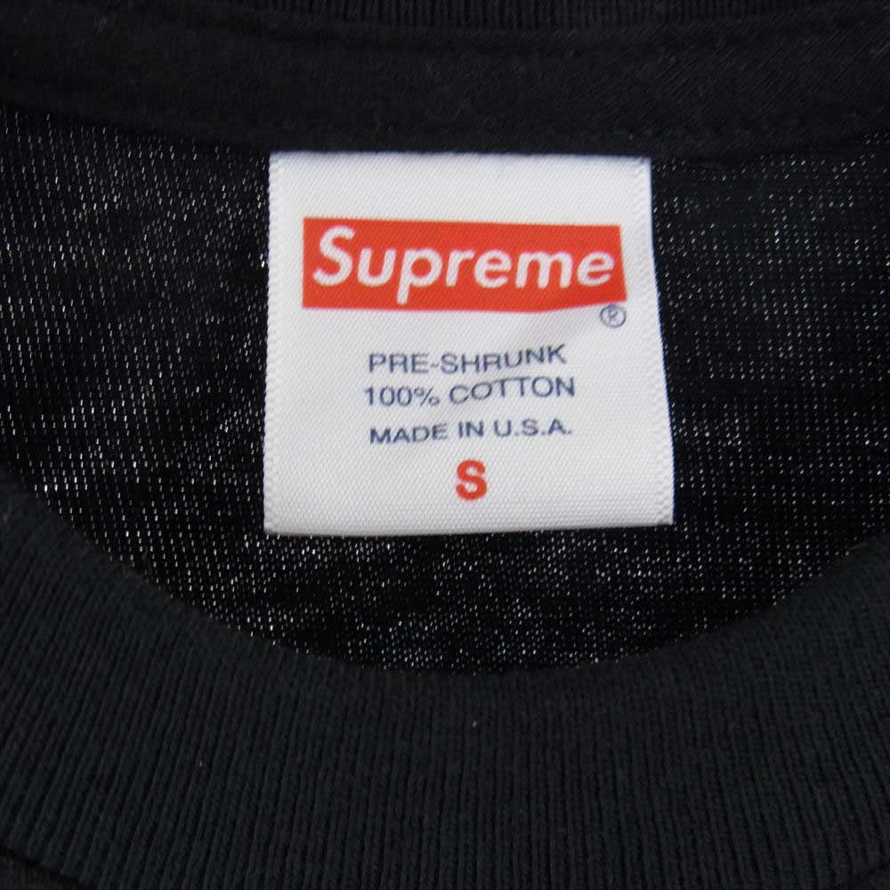 Supreme シュプリーム 19AW Bandana box logo tee バンダナ ボックス ロゴ 半袖 Tシャツ ブラック系 S【中古】