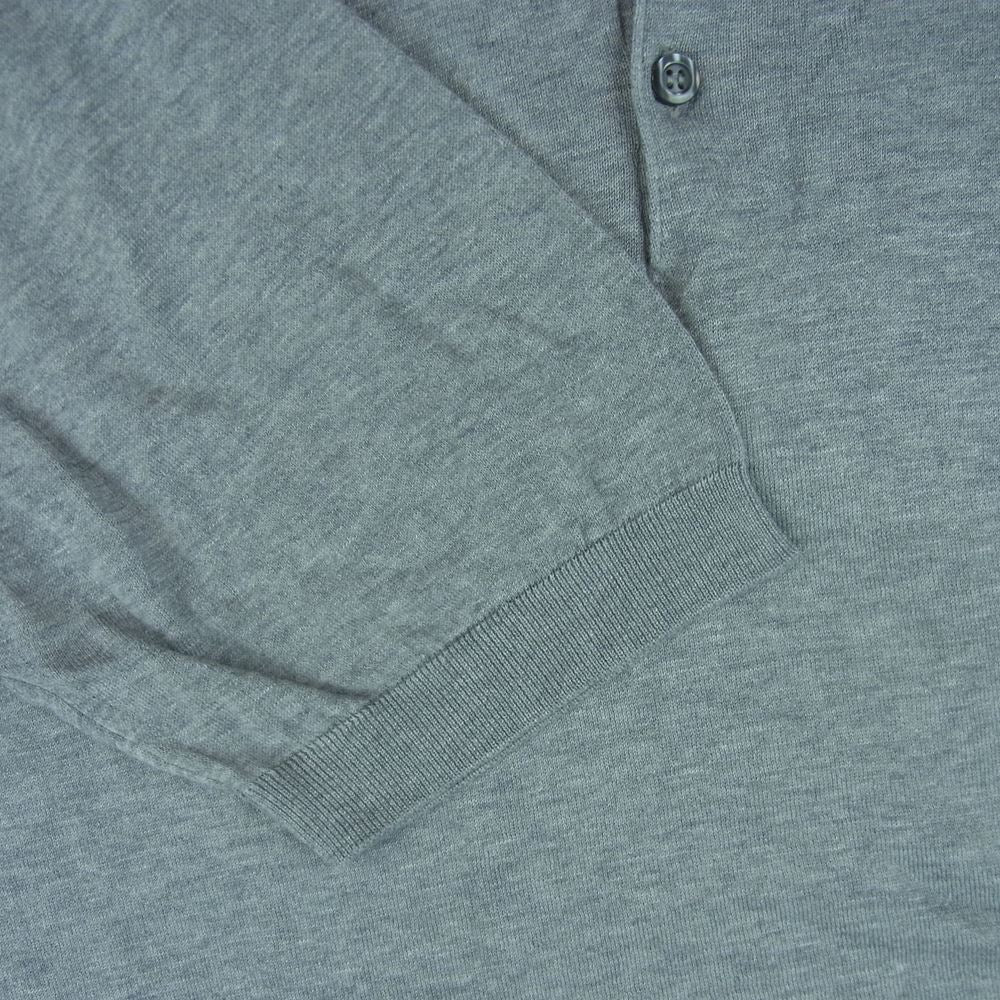 JOHN SMEDLEY ジョンスメドレー STANDARD FIT SS ADRIAN スタンダード フィット エイドリアン 半袖 ポロ シャツ グレー系 L【新古品】【未使用】【中古】